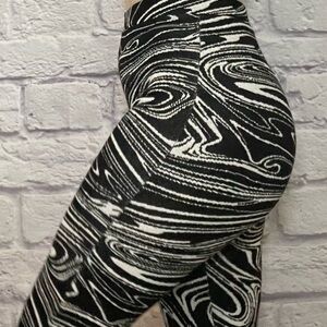 Zara marbled knit sweater pants